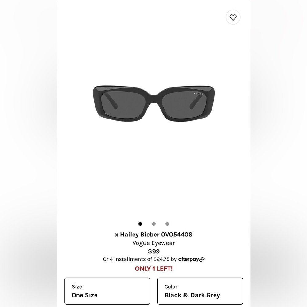 Vogue Eyewear × Hailey Bieber 0V05440S